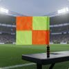 Checkered Sideline Training Use Linesman Flag Set High Visibility Match Official Gear for Referees