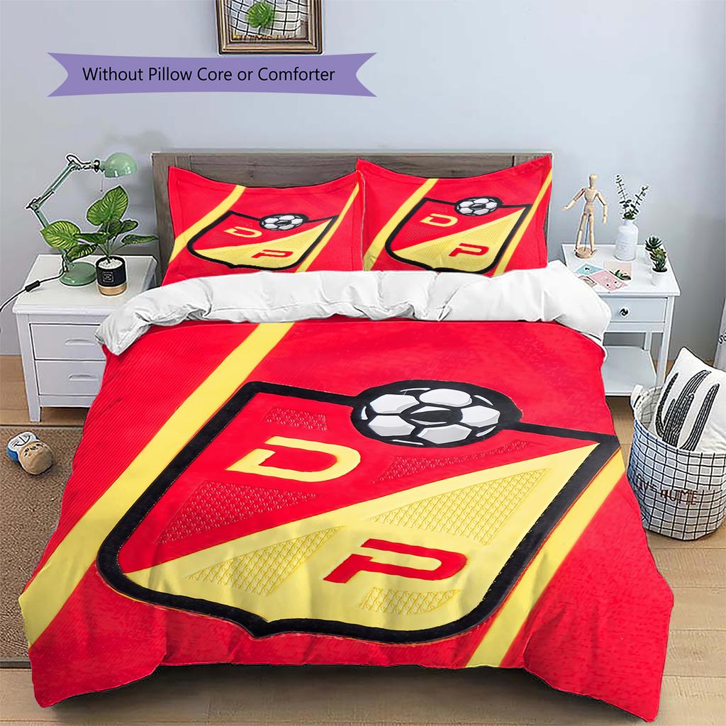 Deportivo Pereira Pattern Bedding Home Decoration Birthday & Festival Gift (1 * duvet cover + 2 * pillowcase, without core)