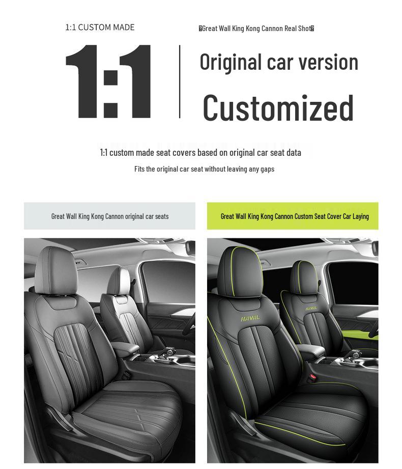 2023 Great Wall King Kong Cannon All-Season Seat Cover for Gasoline & Diesel Models