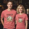 Cooky's Steak Pub Logo Tee | Retro New York Restaurant Pub Badge T-shirt