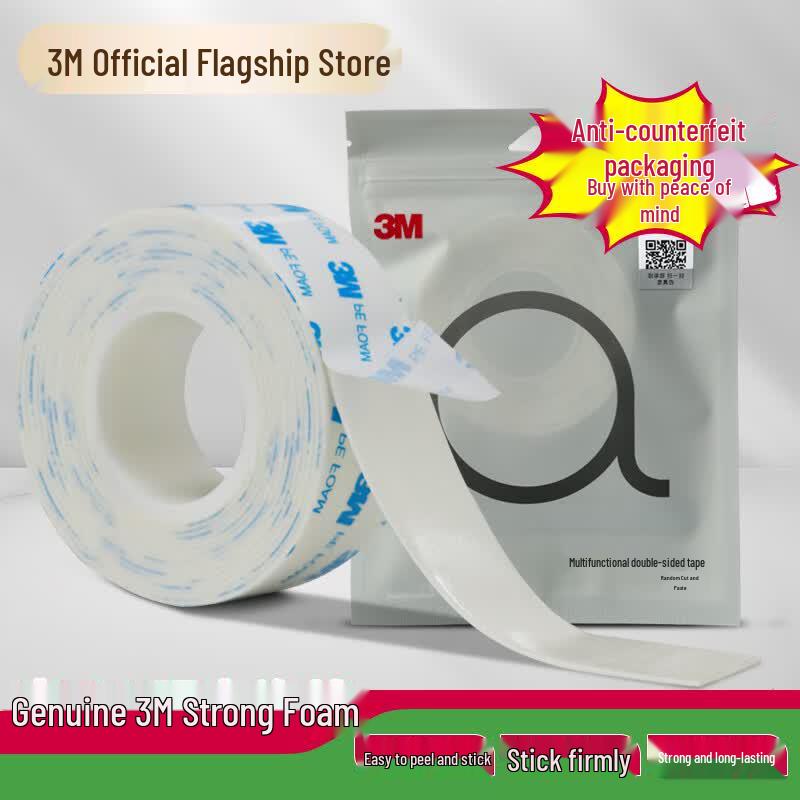 3M Strong Traceless Foam Double-Sided Tape