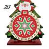 Gemstone Painting Decoration Christmas DIY Rhinestone Countdown Calendar, 25 Days Rotating Creative Gift Tree Advent Wooden Tabletop Ornament
