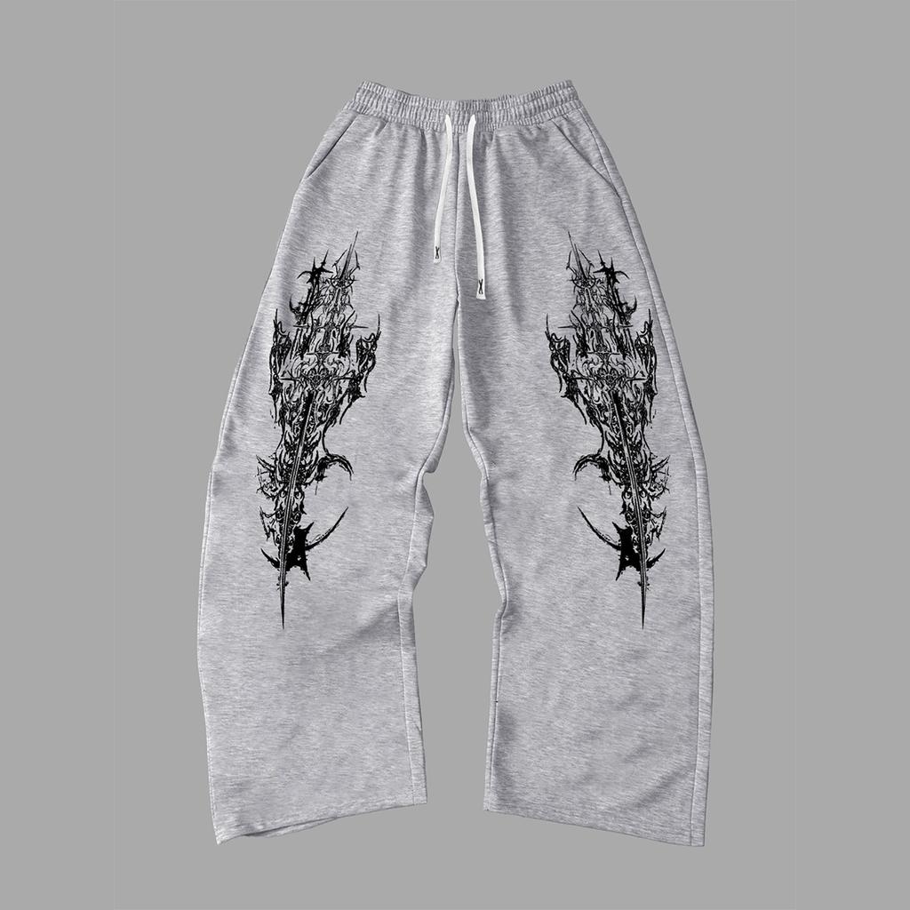 Herren-Jogginghose mit Taschen & Kordelzug - Weite Lounge-Sweathose für Laufstrecke, Yoga, Jogginghosen