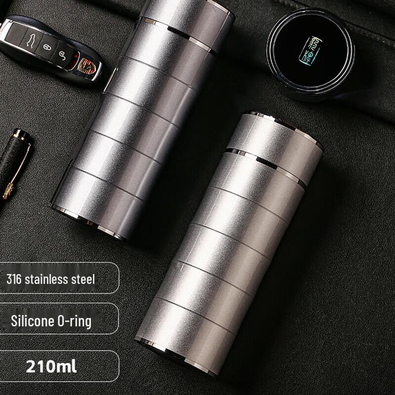 Leopard Brand BP03 Zinc Alloy Bamboo Insulated Cup