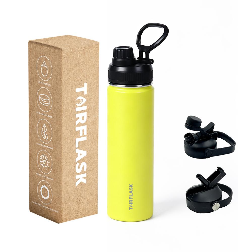 22oz/660ml Insulated Wide Mouth Water Bottles Sports Outdoor Portable BPA-Free Stainless Steel Tumblers for promotion 220z/660ml
