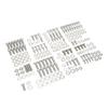 211pcs Engine Hex Bolt Kit Stainless Steel Long Lasting for SMALL BLOCK 265 283 305 327 350 400