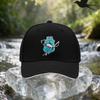 Carp Fishing Rod Pattern Sandwich Baseball Cap Unisex Simple Lightweight and Adjustable Outdoor Sun Hat Ideal Gift for Trav