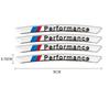 4 stuks Vervanging 9*0,7 cm Sportwiel Emblemen voor BMW 1 3 5 7 X1 X3 X5 X6 x7 M2-M6 (4 stuks, Aluminium) decoratieaccessoires. GB1