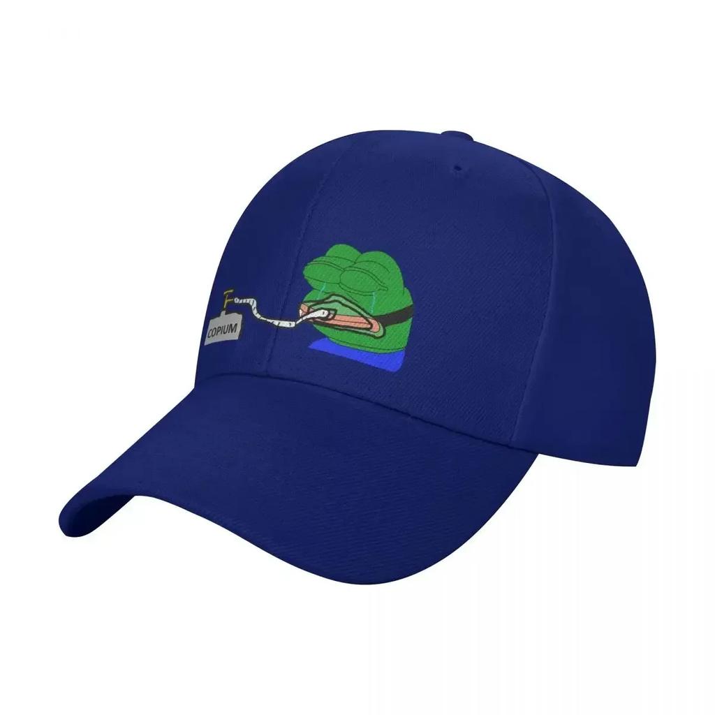 Copium Emote Pepe The Frog Baseball Cap fishing caps Unisex Golf Cap For Unisex Womens