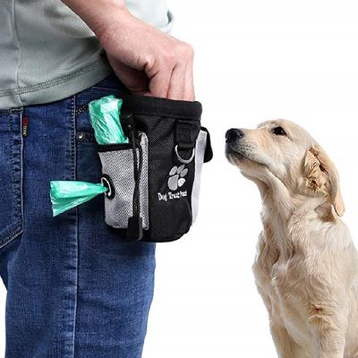 Tragbare Leckerli-Tasche für Hunde, Outdoor-Leckerli-Tasche für das Training, Fütterungstasche, große Kapazität, Hüfttasche für Haustiertrainer, Hundebedarf