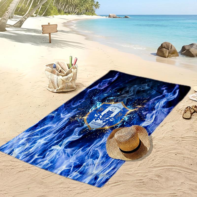 Sheffield Wednesday Football Print Beach Towel, Large Soft Quick Dry Towel for Beach Camping Swimming