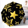 1pc Stars Night Automatic Folding Umbrella - Compact 8-Rib Design, Durable Plastic & Iron, Lightweight for Outdoor Daily Use304