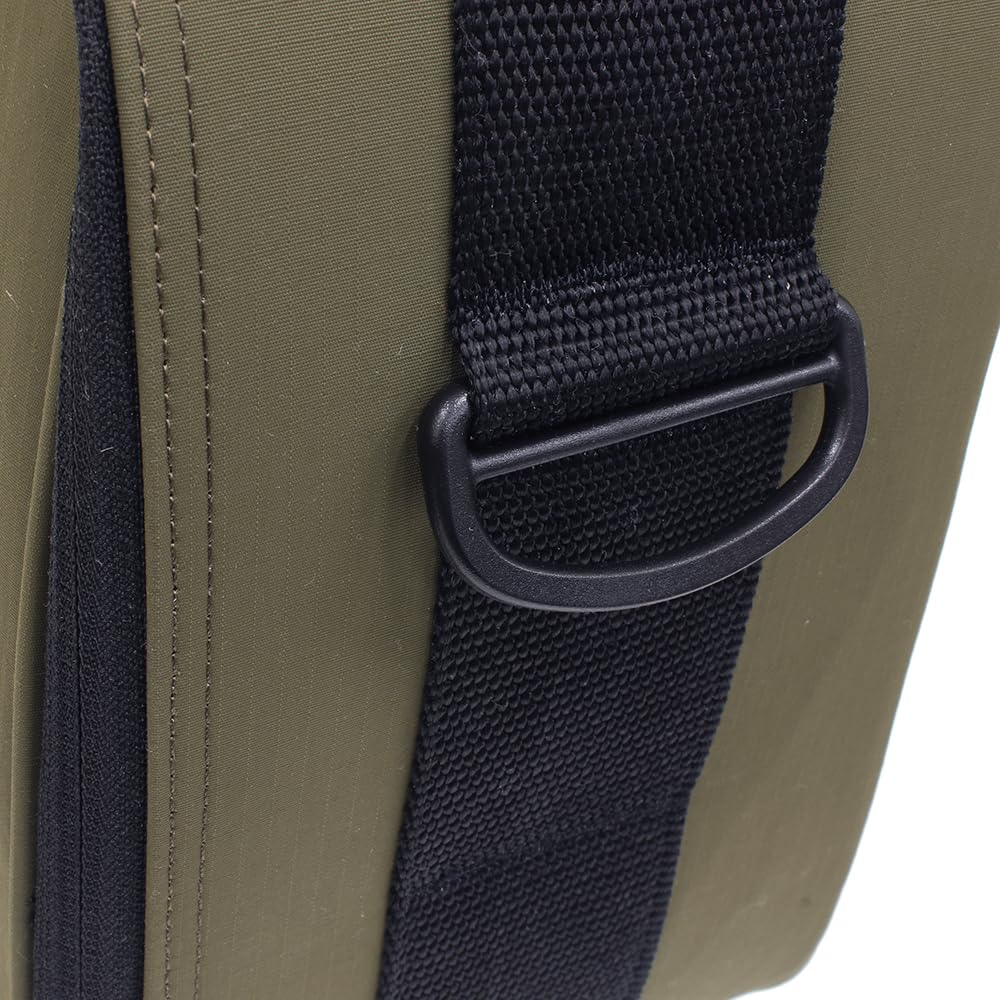 Jointer Reel Case Olive Jointer Storage Case 34 x 27 x 14cm Large Reel Compatible with Dividers and Pockets Protective Large Capacity Fishing Tackle