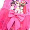82937 Vícebarevné Dívčí Kpop Rumi Zoey Mira Tištěné Síťované Šaty Halloweenský Vánoční Karneval Školní Párty Šaty Kostým