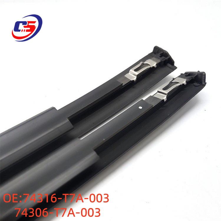 Roof Rack Rubber Strip for Vezel XR-V Concept, Parts 74306-T7A-003 & 74316-T7A-003