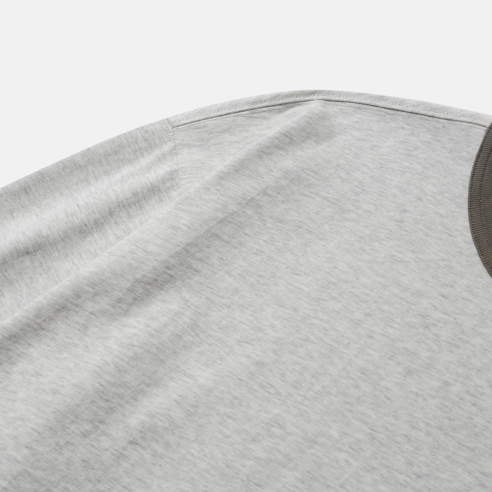 MOIF [Aw25] Ringer L/S Tee / Heather Oatmeal