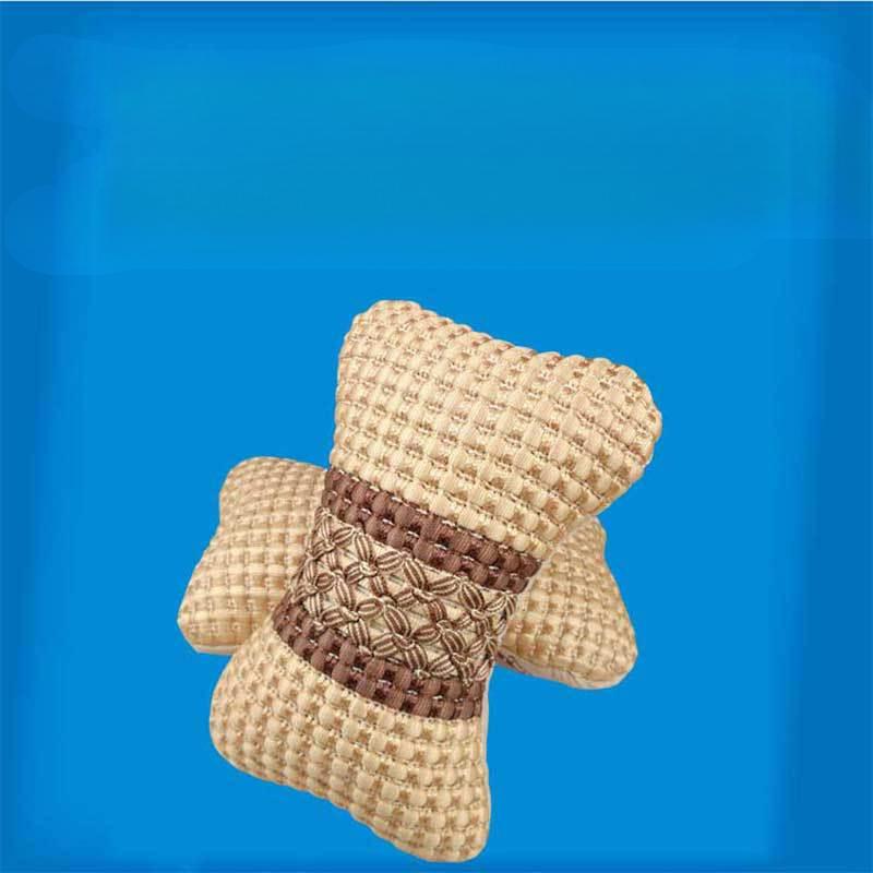 Summer ice silk car headrest, car lumbar support cushion, car seat neck pillow, breathable lumbar support, dual neck and lumbar