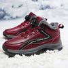Winter Large Size 48 Cotton Shoes New Velvet Thickened Cotton Boots Outdoor Mountaineering Sole Walking Shoes Snow Boots Thick Sole