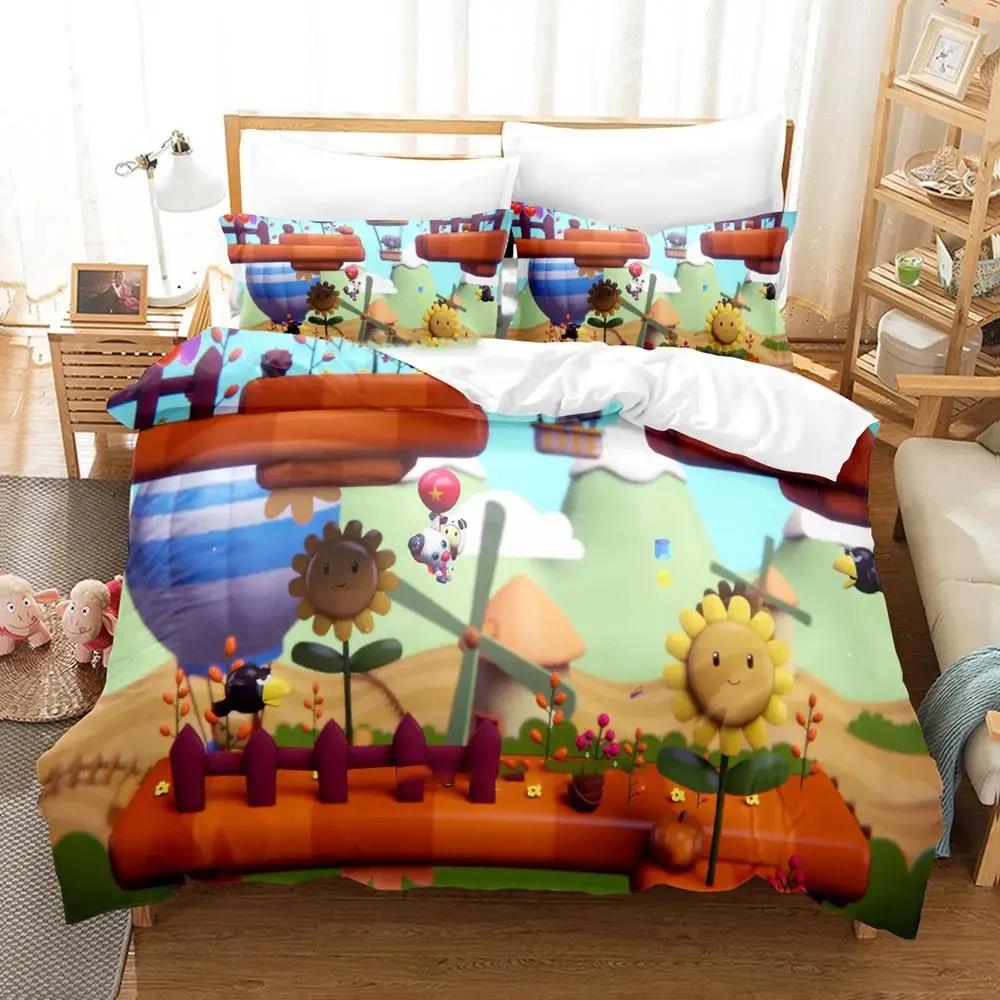Cartoon Game Ayo The Clown Duvet Cover Bed Set Quilt Cover Pillowcase Comforter King Queen Size Boys Adult Bedding