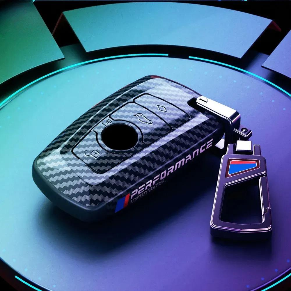 ABS Kohlefaser Autoschlüsselabdeckung Hülle für Bmw F20 F30 F31 F34 F10 F11 F25 I3 M3 M4 F15 F16 3 5er GT Auto-Styling Zubehör