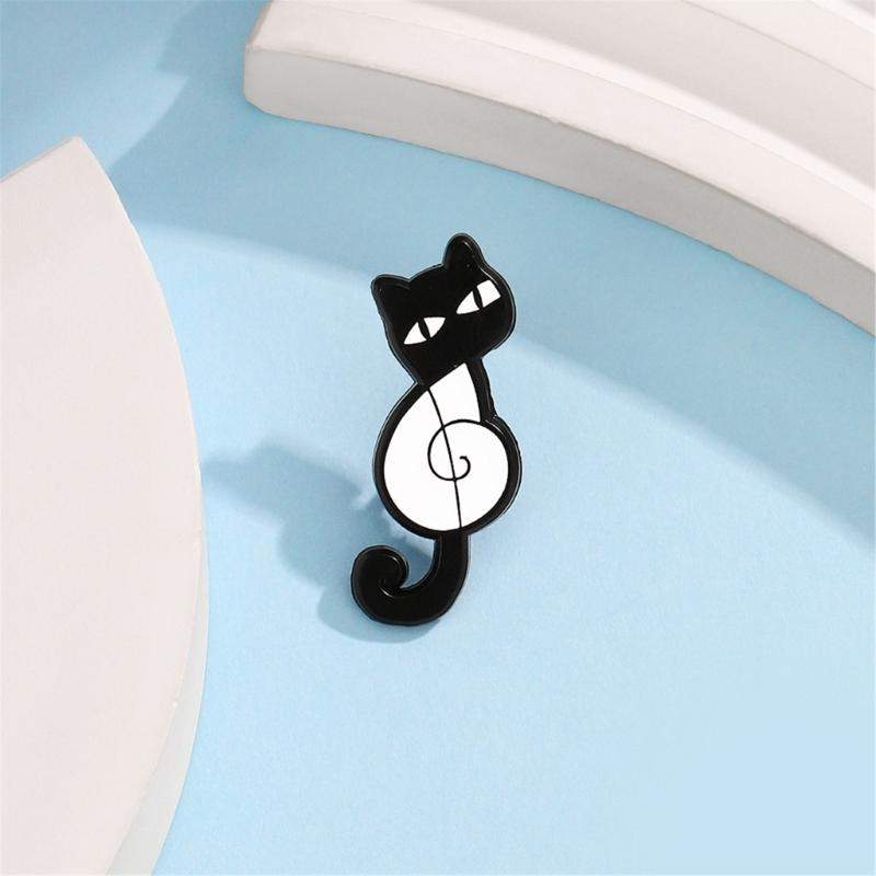 Fashion Cats Brooch Fun Animal Pin Unique Brooch Animal Shape Bagde Suitable for Everyday Wear or Special Occasions
