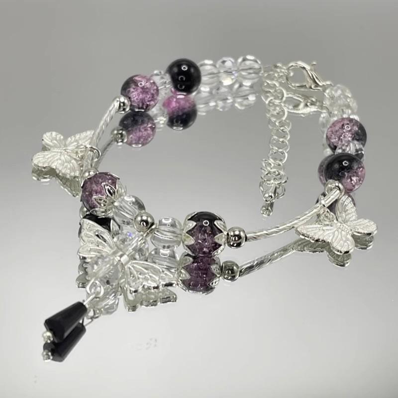 

Браслет-кисточка с кристальной бабочкой в китайском стиле - Роскошные сказочные украшения для женщин 18 cm