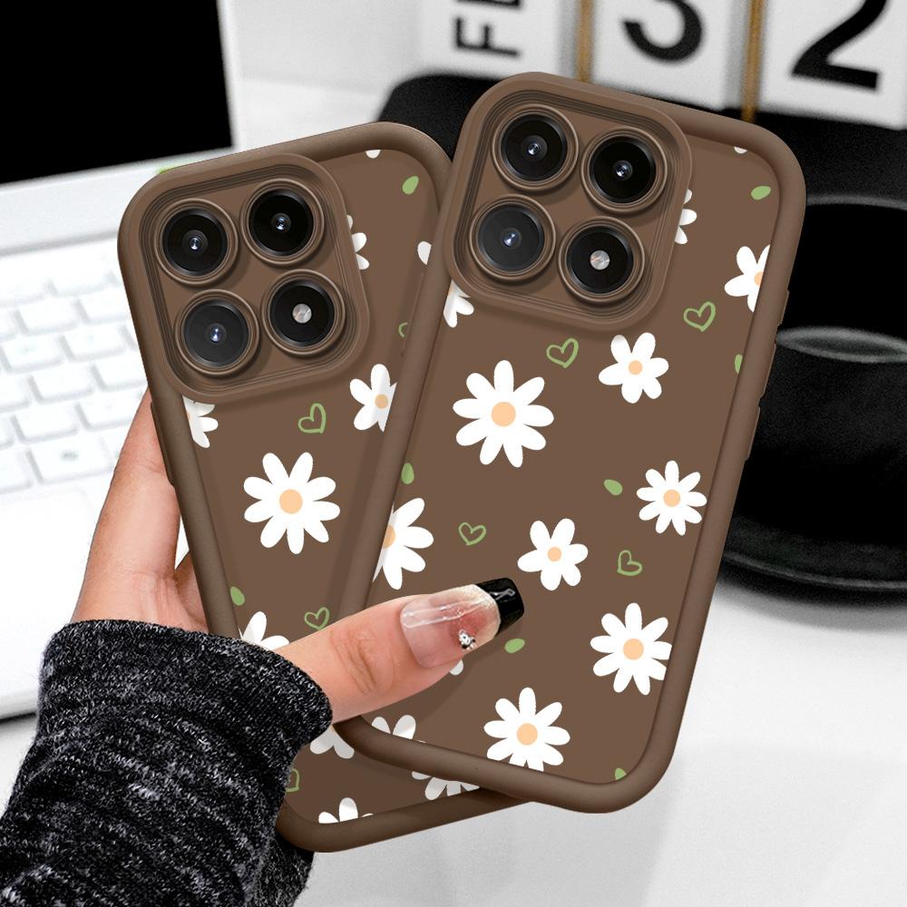 Floating Daisies Phone Case For Xiaomi 15T 14T 13T Pro 17 15 14 13 12 Lite Ultra Pro Max 5G Staircase Soft Cover