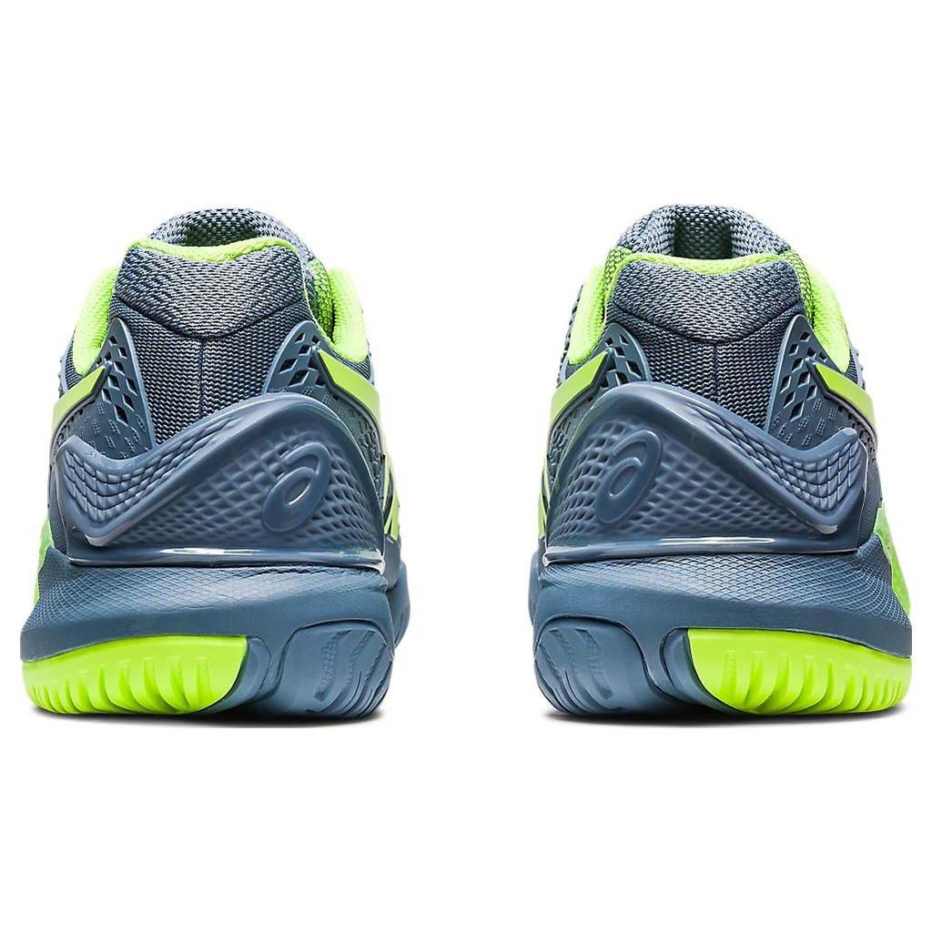 Asics Gel Resolution 9 Steel Blue Hazard Green Men Sneakers 1041A330-400