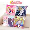 45Cm Sailor Moon Pillowslip Cartoon Anime Graphic Print Pillowcase Pillow Decorations Women Bedchamber Decoration Party Gifts