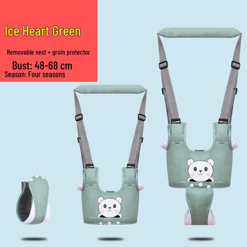 Breathable Toddler Walking Belt with Anti-Choking Leash and Anti-Fall Support