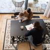 Area Rugs for Living Room, Machine Washable Vintage Rug, Non-Slip Low Pile Throw Rugs with Rubber Backing Washable Carpet