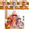 Flower Angel Bunny Eared Plush Doll With Soft Short Pile Fabric For Bedside Sleep Companion Gift For Girls