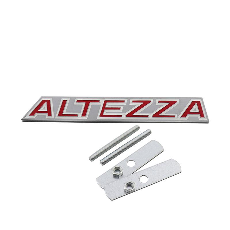

3D Car Styling for Altezza Front grill emblem Creative decoration trunk Nameplate Decal Emblem Badge Sticker styling Accessories g-chrome-red
