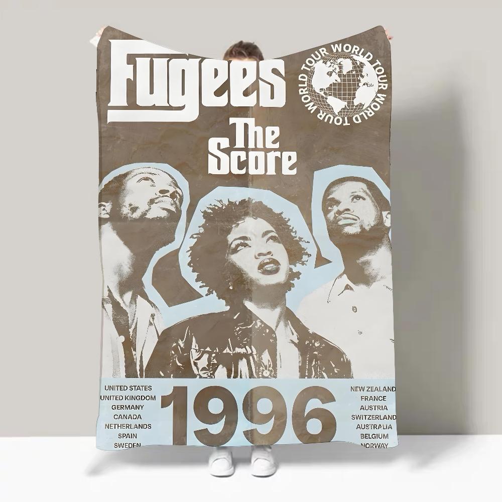 

Fugees Band The Score Blanket Design Lightweight For Dorms, Naps, Living Room, Office,Sofa,All-Season 30x40in