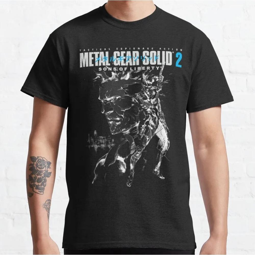 Men's Metal Gear Kojima Productions T Shirts MGS Hideo Kojima T-Shirt Death Stranding Cotton Tops Short Sleeve Tees Printed