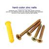 M6/M8/M10 Drywall Anchors Screws Galvanized Self-Tapping Cross-Head Screws, Expansion Wall Plug Kit for Home Wall Mounting