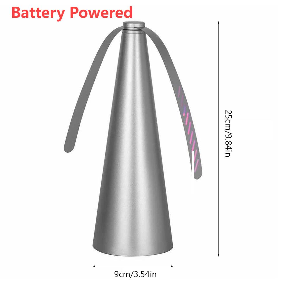 1/2PC Outdoor Fly Bug Repeller Kitchen Fly Repellent Fan Tabletop Electric USB/Battery Operated Food Protector Pest Control Tool