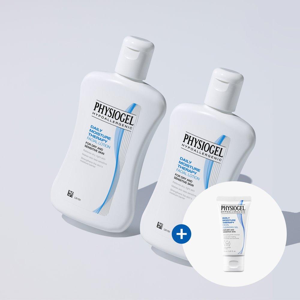 

Physiogel DMT Lotion 200ml x 2 + (Free) Cleansing Gel 30ml