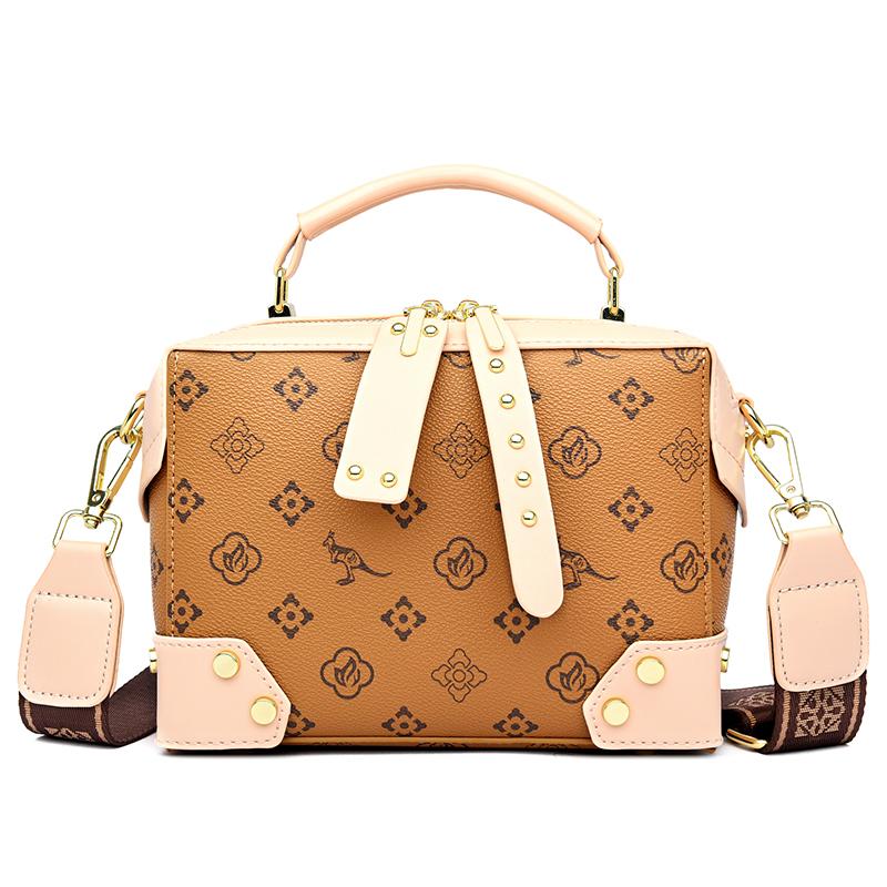 Retro Luxury Women Shoulder Bag PU Fashion Mini Boston Style Vintage Elegant Crossbody Handbag