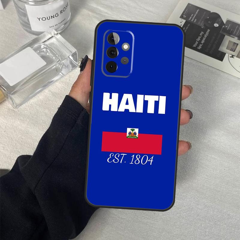 

Vintage Haiti Haitian Flag Case For Samsung Galaxy A13 A23 A33 A53 A17 A06 A16 A56 A36 A54 A34 A14 A52 A32 A15 A35 A55 Samsung A25