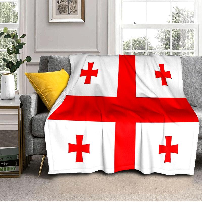 Scottish Flag Design Blanket Suitable for Sofas, Beds, Offices, And Camping - Perfect Gift for Halloween Christmas