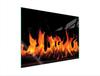 GLAS-KOCHFELD-SCHUTZPLATTE 70x52 FEUER