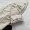 Simple Vintage Style Crossbody Bag Lightweight PU Leather Lady's Handbag Waterproof Solid Color Flap Satchels Holiday Gifts