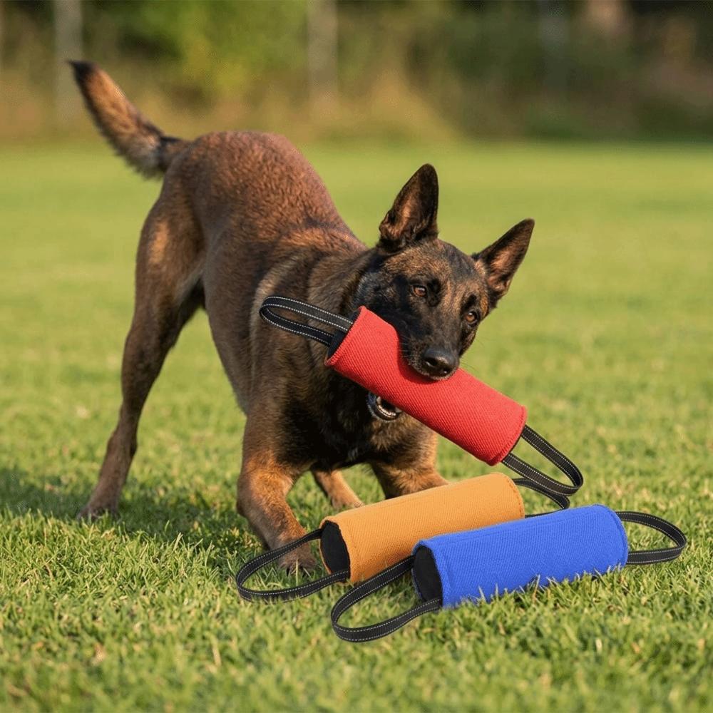 Wear Tough Dog Bite Tug Toy Multi Colors Available Dog Chew Stick  Teeth Grinding Activity