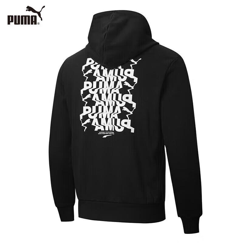 PUMA Men s Hooded Pullover Sweatshirt L
