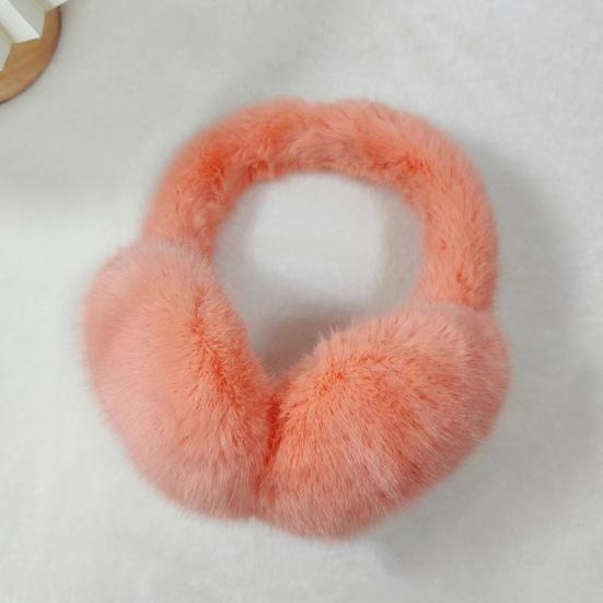 Solid Color Elastic Non-slip Cute Unisex Earmuffs Winter Soft Thickened Plush Headband Ear Warmer