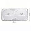 Foldable Titanium Silver Car Windshield Heat Insulation Sun Shade For Toyota Hilux Corolla RAV4 Camry Highlander Yaris Cross Pra