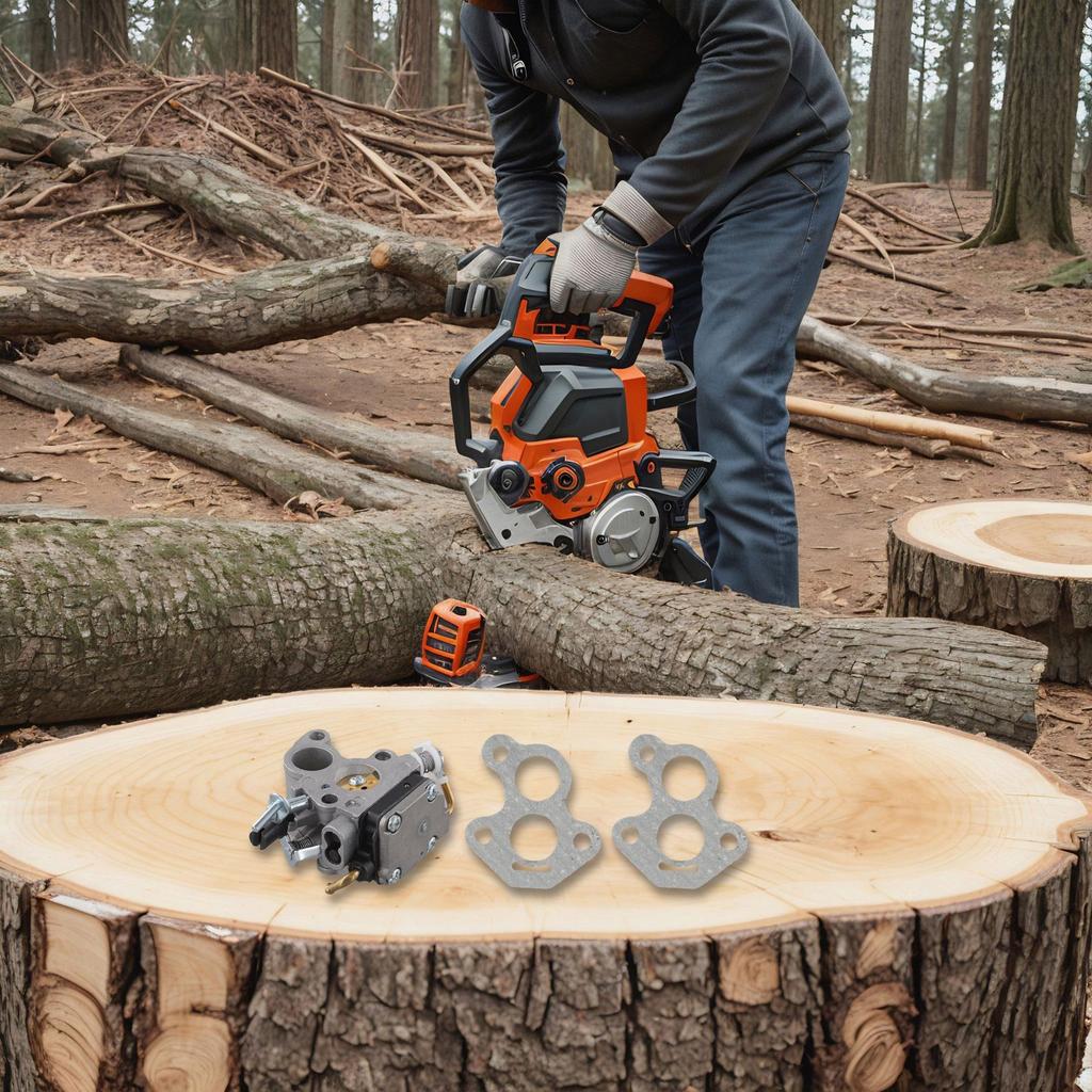 Chainsaw Maintenance As Shown Carburetor Replacement Aluminum Alloy Construction Professional Engineering Design