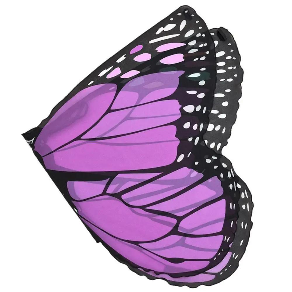 Kids Fairy Shawl Pixie Cloak Butterfly Wings Cape Girls Fancy Dress Costume Gift Christmas Halloween Festival Party Supplies