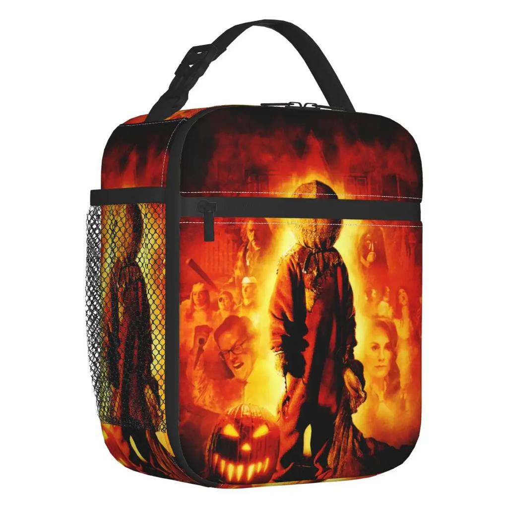 Treat Sam Halloween Horrorfilm Isolierte Lunchtaschen für Arbeit Schule Auslaufsicher Thermische Kühltasche Bento Box Frauen Kinder